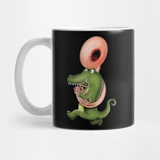 Crocodile Marching Band Sousaphone Player Funny Mug